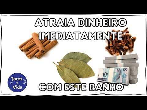 Atrair dinheiro urgente com um banho poderoso