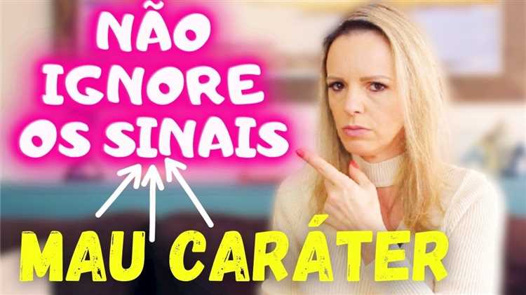 Como identificar uma pessoa sem caráter?