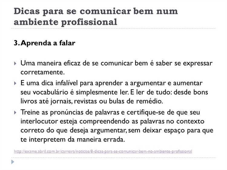 Pratique a comunicação regularmente