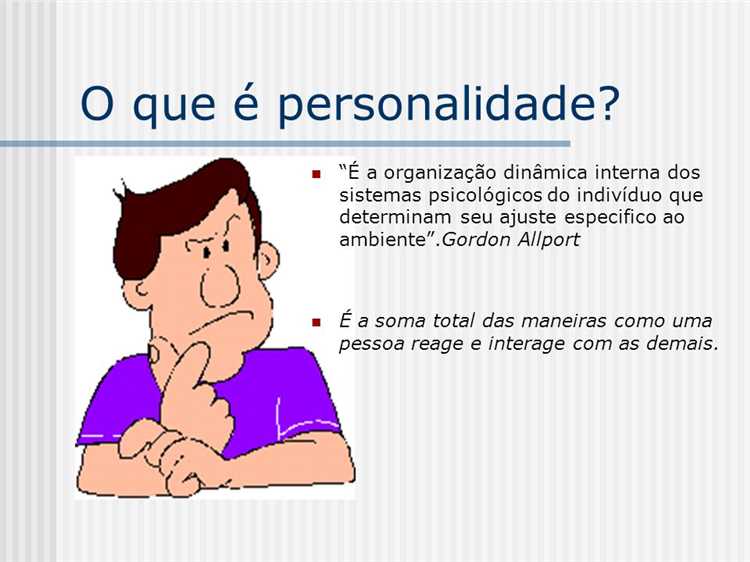 Como se forma a personalidade de uma pessoa?