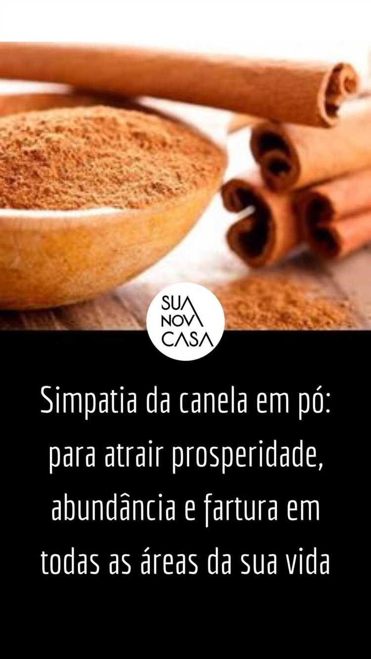 Benefícios da canela em pó para a atração do dinheiro