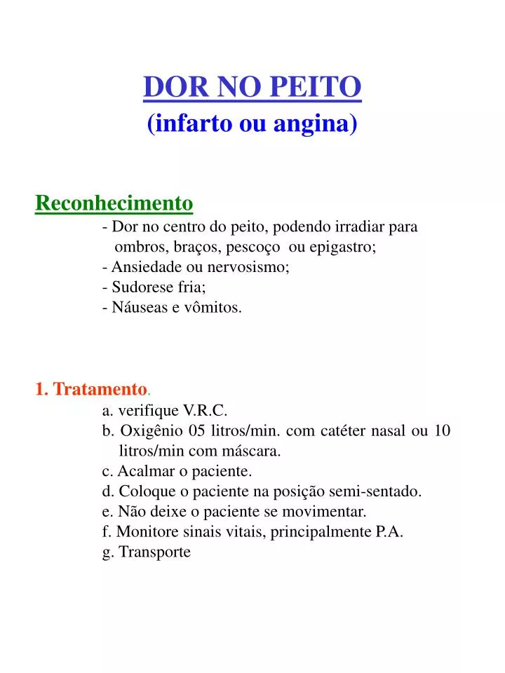 Sinais físicos e manifestações